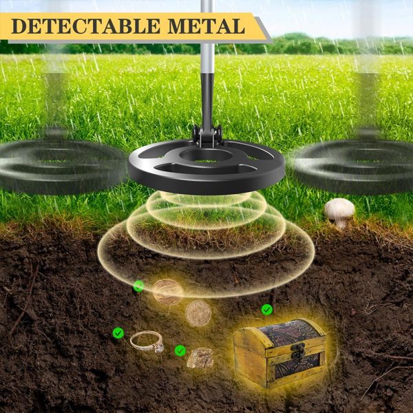 Kids Beach Metal Detector - Black - Image 3