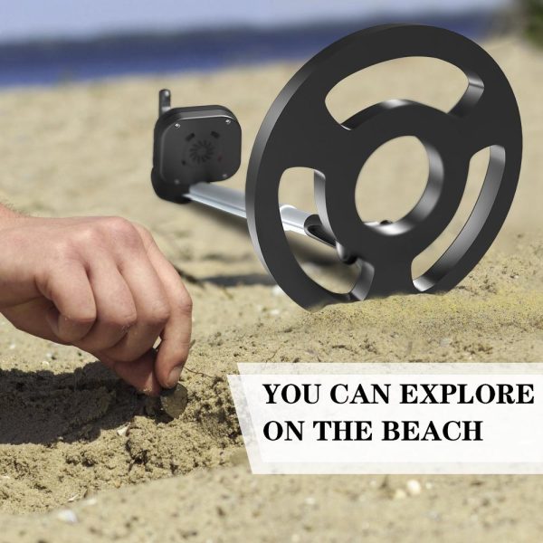 Kids Beach Metal Detector - Black - Image 7