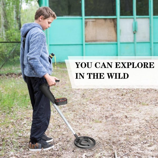 Kids Beach Metal Detector - Black - Image 8