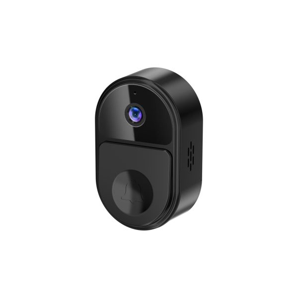 Smart Video Doorbell With Ultra Wide Angle And Two-Way Voice - Black - Image 2