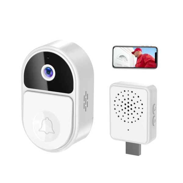 Smart Video Doorbell With Ultra Wide Angle And Two-Way Voice - Black - Image 12