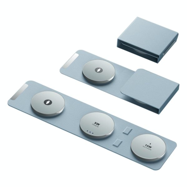 15W 3 In 1 Magnetic Wireless Charger - White - Image 12