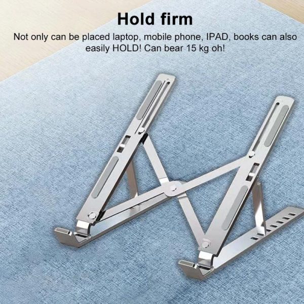 Lenovo Thinkplus Folding Laptop Stand - Silver - Image 7