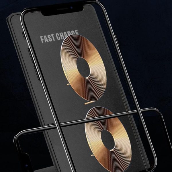 10W Vertical Wireless Charger For Smartphones Black - Image 6