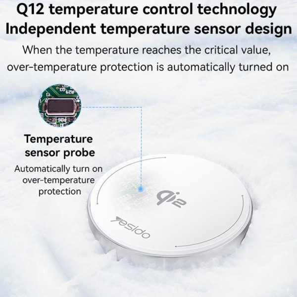 15W Magnetic Fast Wireless Charger White - Image 8