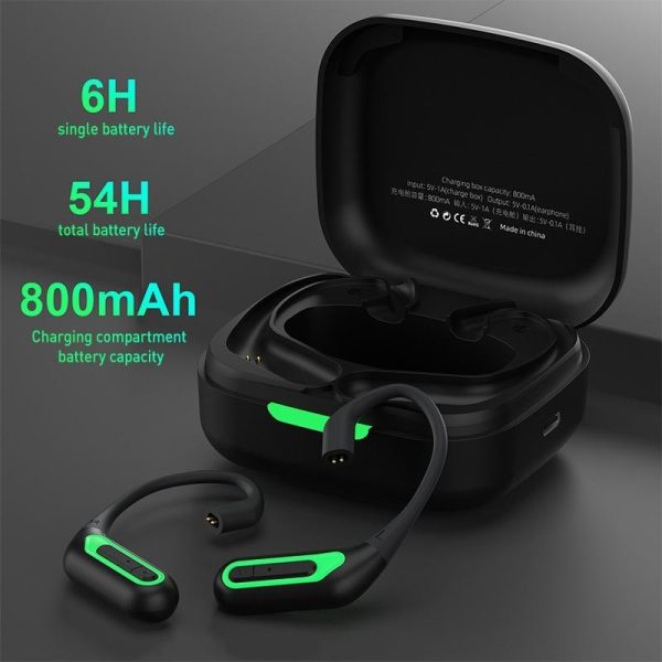 Wireless Bluetooth Headset with Interface Adaptation - Black - Image 4