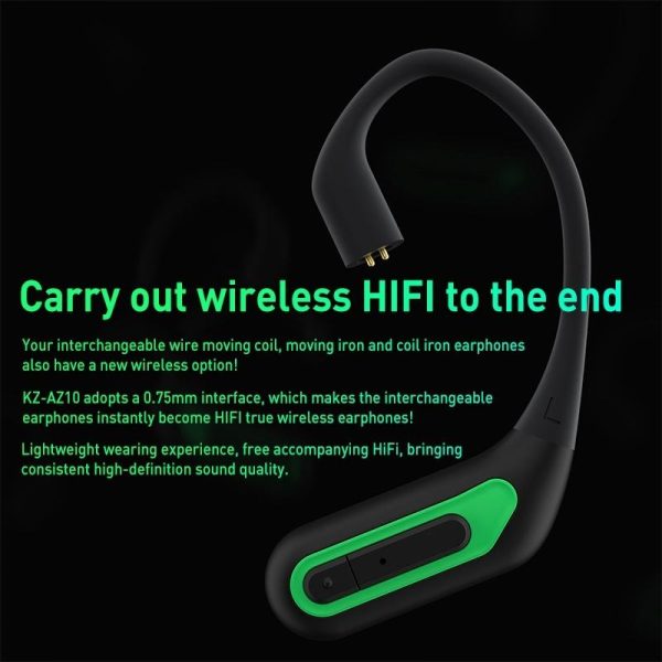 Wireless Bluetooth Headset with Interface Adaptation - Black - Image 5
