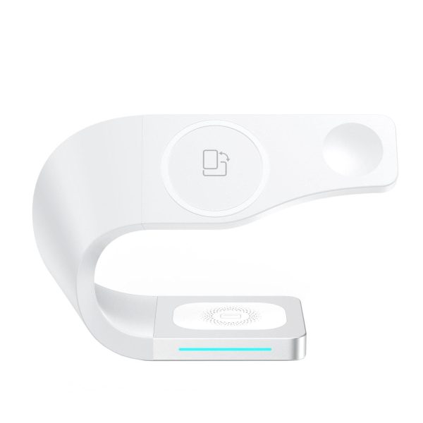 4 In 1 Wireless Charger For Phone Watch Airpods - Black - Image 2