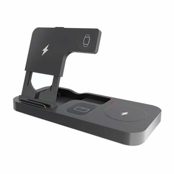 15W 4 In 1 Wireless Phone Charger Black - Image 3