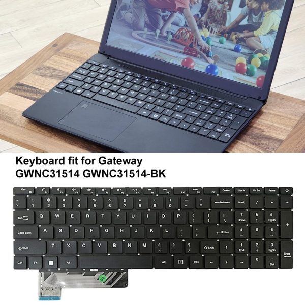 Us Version Laptop Keyboard for Gateway N15cs9 / X317h - Dark Grey - Image 7