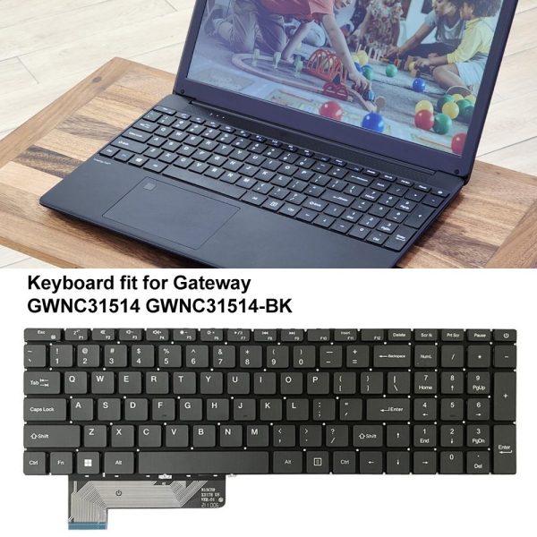 Us Version Laptop Keyboard for Gateway N15cs9 / X317h - Dark Grey - Image 13