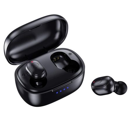 Waterproof Mini Touch-control Bluetooth Earphones with Noise Cancelling - Black