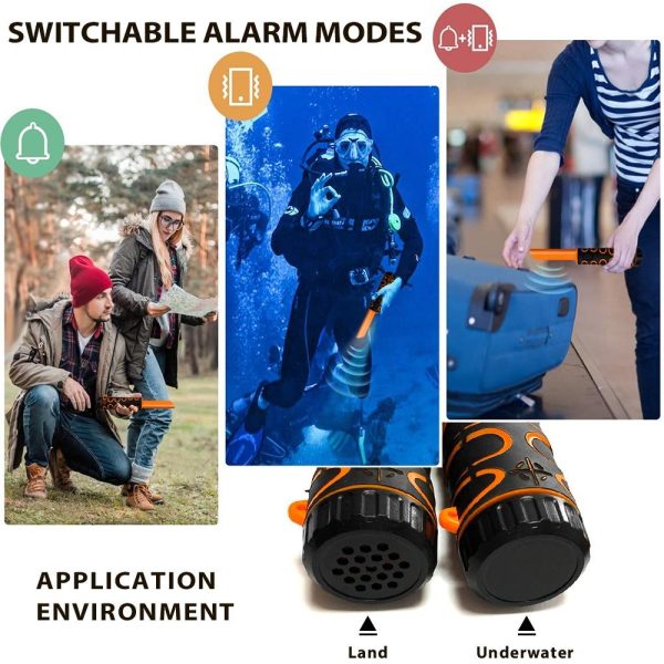 High Sensitivity Underwater Metal Detector - Ip68 Waterproof & Convenient - Orange - Image 7