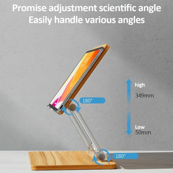 Adjustable Wooden Laptop Stand - Darkwood - Image 5