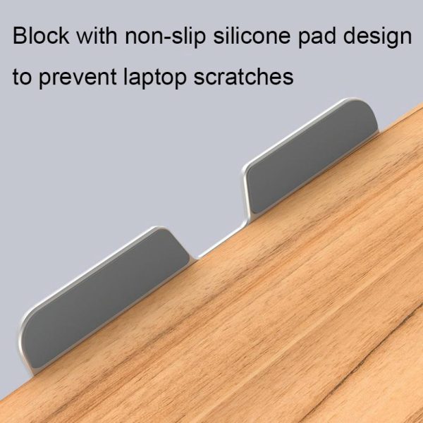 Adjustable Wooden Laptop Stand - Darkwood - Image 6