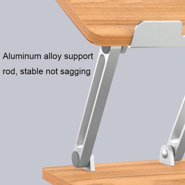 Adjustable Wooden Laptop Stand - Darkwood - Image 7