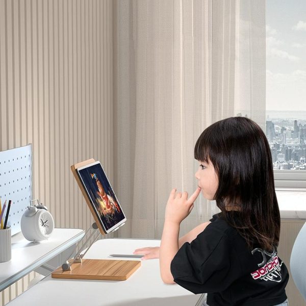 Adjustable Wooden Laptop Stand - Darkwood - Image 8