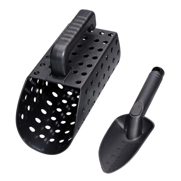 Black Metal Detector Scoop and Shovel Set for Digging - Image 2