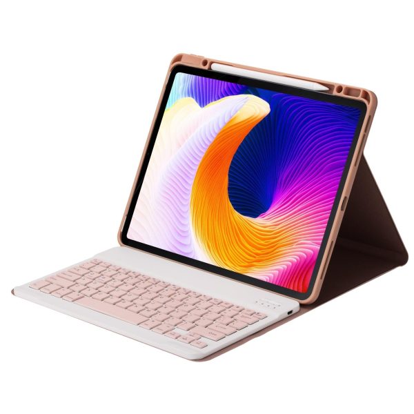 Detachable Bluetooth Keyboard Tablet Case For Ipad Pro 12.9 With Holder Pen Slot - Black - Image 5