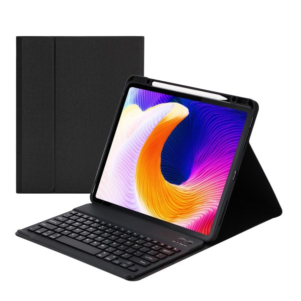 Detachable Bluetooth Keyboard Tablet Case For Ipad Pro 12.9 With Holder Pen Slot - Black - Image 9