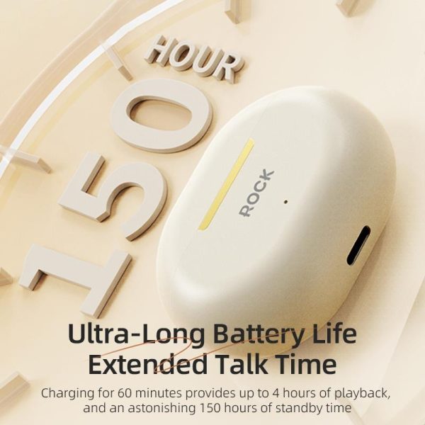 Beige Bluetooth 5.0 Tws Earphones - Image 6