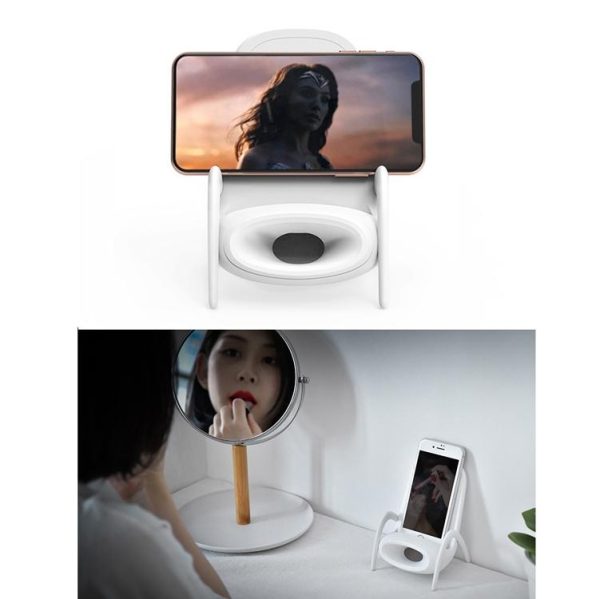 Wireless Charger For Iphone & Android - White - Image 8