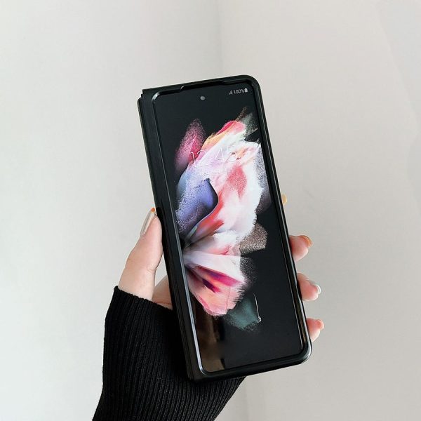 Aluminum Foldable Phone Case for Samsung Galaxy z Fold 4 - Red - Image 4