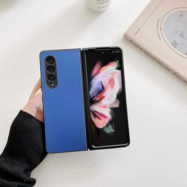 Aluminum Foldable Phone Case for Samsung Galaxy z Fold 4 - Red - Image 9
