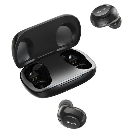 Wireless Bluetooth 5.1 Headset - True Compact and Colourful - Black