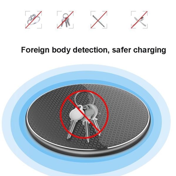 15W Plaid Desktop Wireless Charger - Black - Image 7