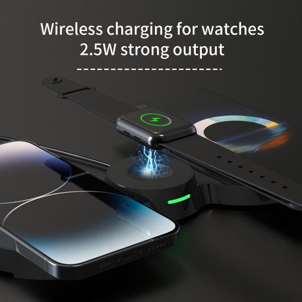 15W 3 In 1 Transparent Magnetic Wireless Charger - Image 6