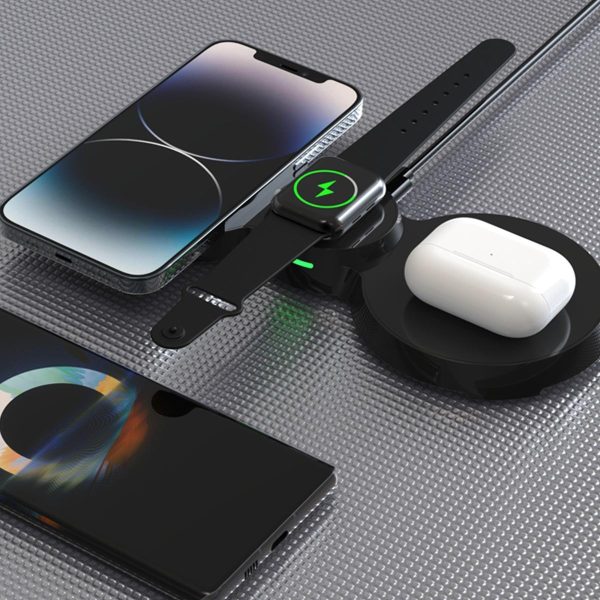 15W 3 In 1 Transparent Magnetic Wireless Charger - Image 8