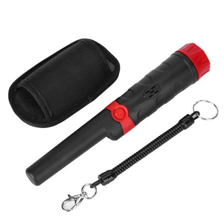 Waterproof Metal Detector with Adjustable Sensitivity - Black