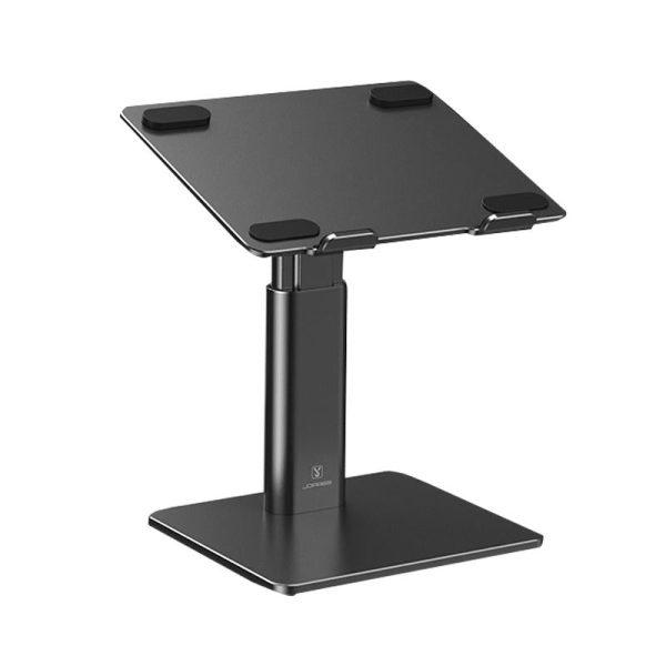 Black Portable Aluminum Laptop Support - Lifting and Raising - Image 2