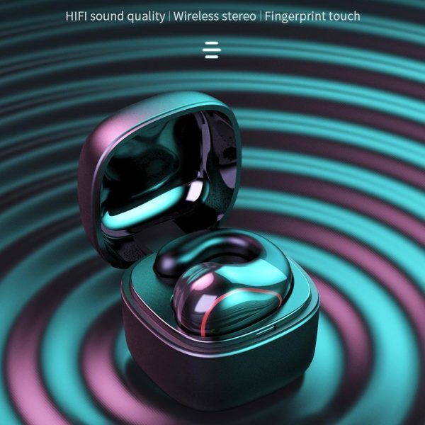 Wireless Bone Conduction Earphone with Bluetooth 5.0 - Black - Image 6