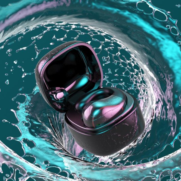 Wireless Bone Conduction Earphone with Bluetooth 5.0 - Black - Image 8