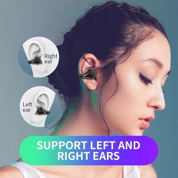 Wireless Bone Conduction Earphone with Bluetooth 5.0 - Black - Image 9