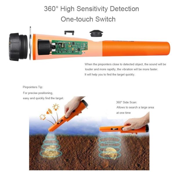 Metal Detector Pointer for Gold Pinpointing - Black - Image 7
