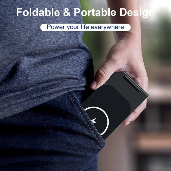 15W Magnetic Wireless Charger For Iphone 12+ - Black - Image 6