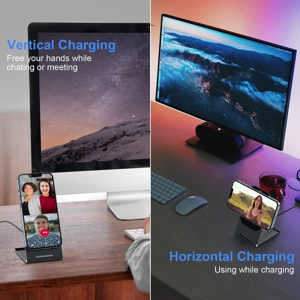 15W Magnetic Wireless Charger For Iphone 12+ - Black - Image 7