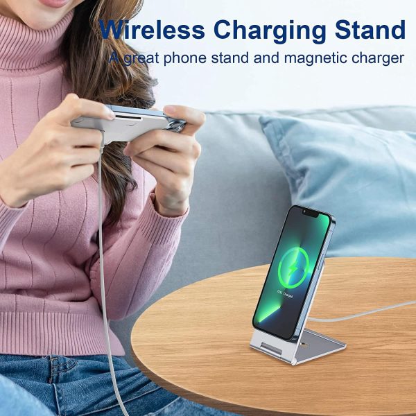 15W Magnetic Wireless Charger For Iphone 12+ - Black - Image 10
