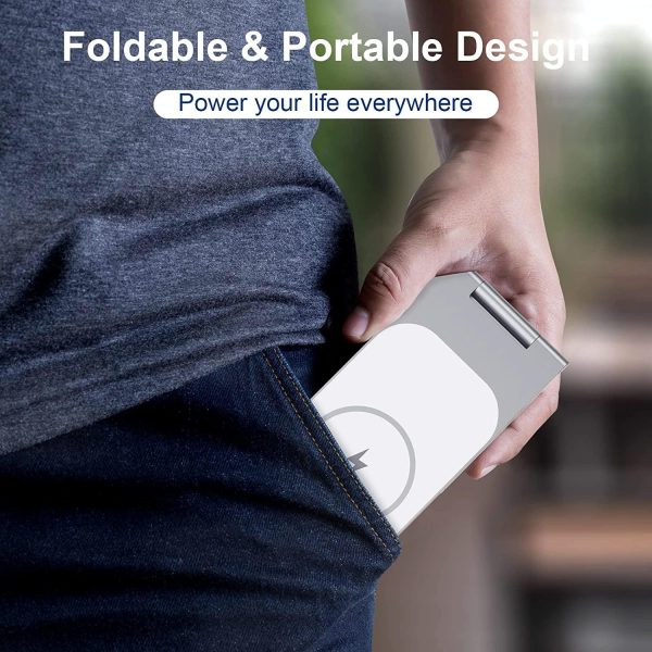 15W Magnetic Wireless Charger For Iphone 12+ - Black - Image 11