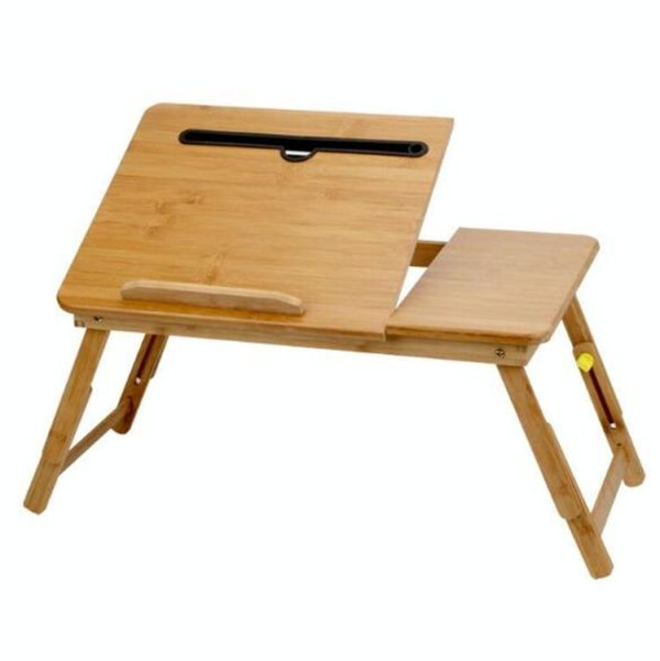 Foldable Laptop Table with Card Slot - Simple and Lazy Design - Image 2