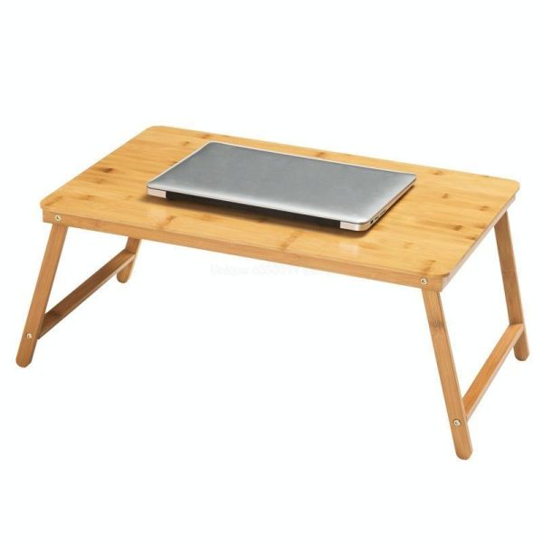 Foldable Laptop Table with Card Slot - Simple and Lazy Design - Image 5