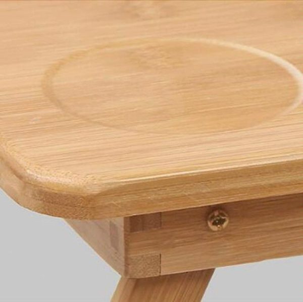 Foldable Laptop Table with Card Slot - Simple and Lazy Design - Image 6