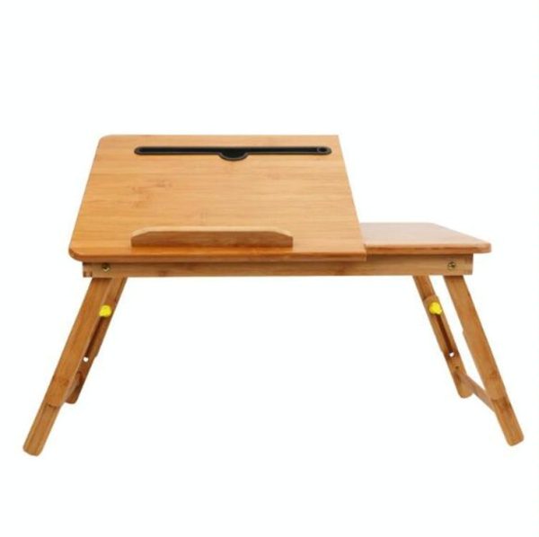 Foldable Laptop Table with Card Slot - Simple and Lazy Design - Image 10