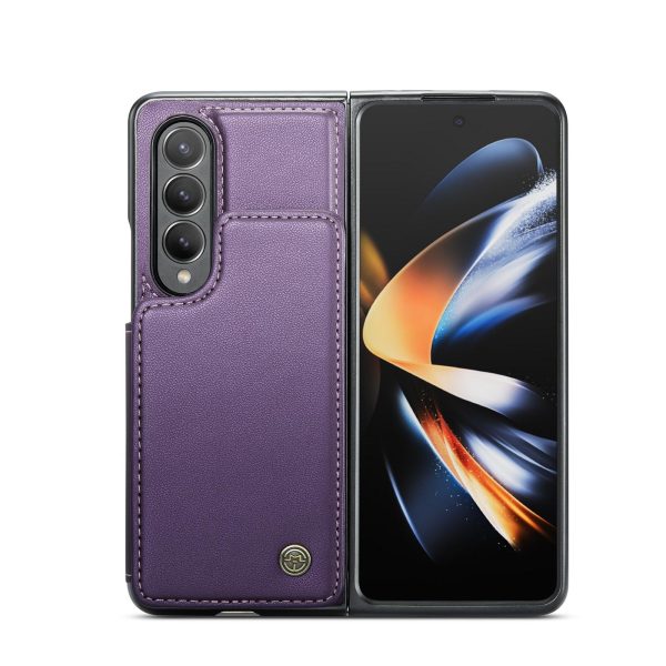 Leather Rfid Phone Case for Samsung Galaxy z Fold 4 5g - Black - Image 11