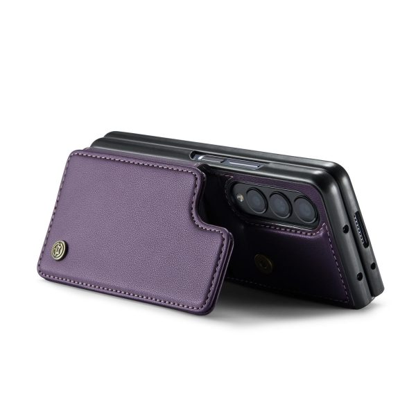 Leather Rfid Phone Case for Samsung Galaxy z Fold 4 5g - Black - Image 13