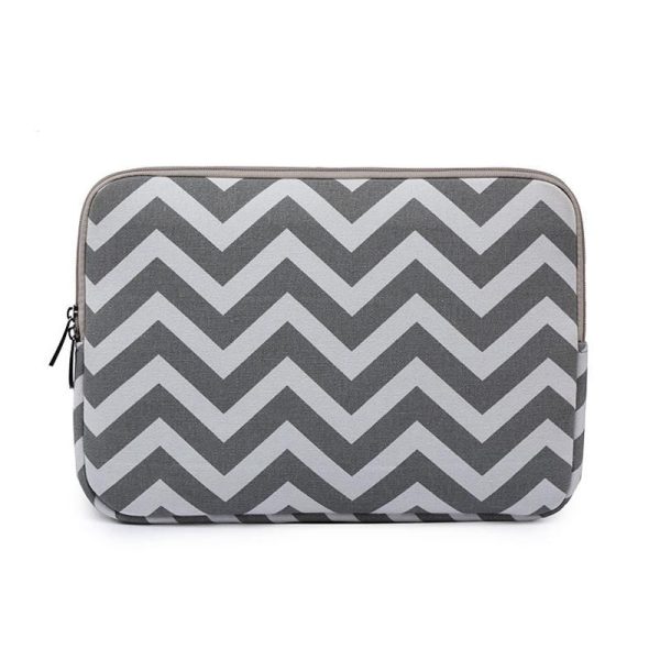 11.6 Wavy Pattern Notebook Liner Bag - Sleek Design - Gray - Image 2