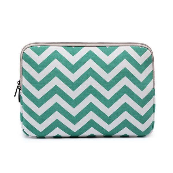 11.6 Wavy Pattern Notebook Liner Bag - Sleek Design - Gray - Image 9